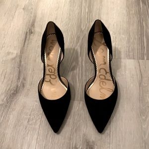 Sam Edelman Black Suede Heels